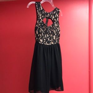 Cut out lace dress